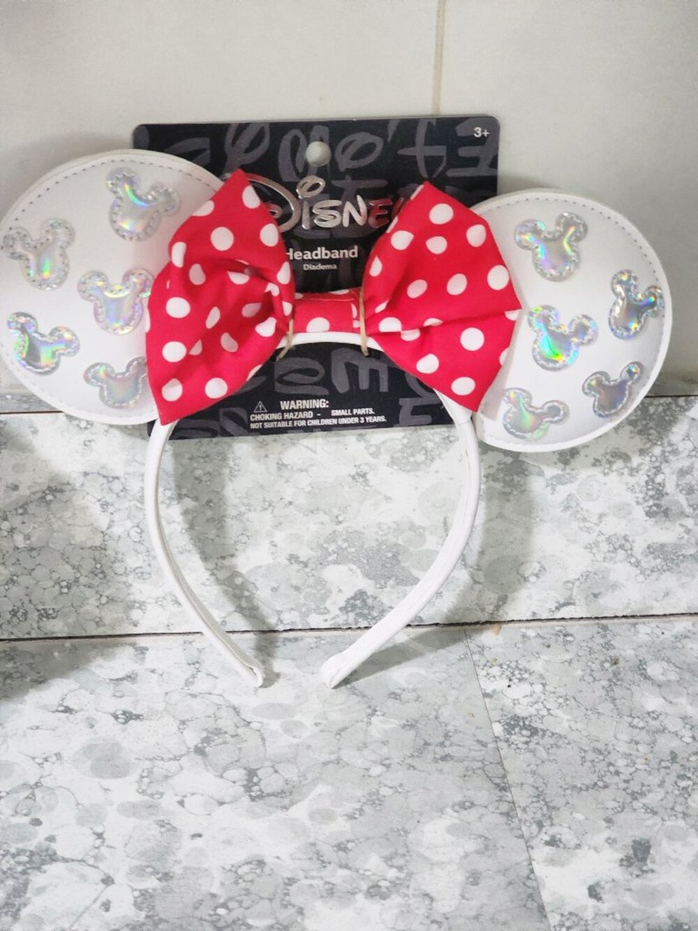 Disney "Minnie Mouse" Polka Dot Bow Ear Headband "NWT" For Adults and Children
